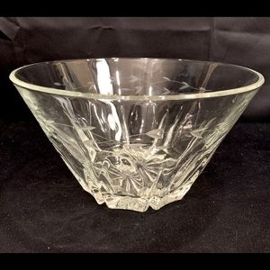 Princess House Lead Crystal Heritage Large Salad Serving Bowl 10" Wide #489